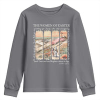 Easter Religious Youth Sweatshirt Women of Easter He is Risen