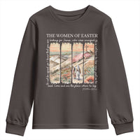 Easter Religious Youth Sweatshirt Women of Easter He is Risen