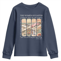 Easter Religious Youth Sweatshirt Women of Easter He is Risen