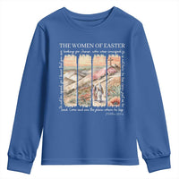 Easter Religious Youth Sweatshirt Women of Easter He is Risen