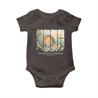 Lord Is My Shepherd Baby Onesie Easter Religious Christian Cross Bible Verse