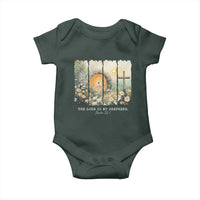 Lord Is My Shepherd Baby Onesie Easter Religious Christian Cross Bible Verse