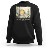Lord Is My Shepherd Sweatshirt Easter Religious Christian Cross Bible Verse