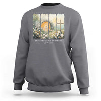 Lord Is My Shepherd Sweatshirt Easter Religious Christian Cross Bible Verse