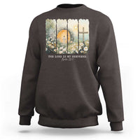 Lord Is My Shepherd Sweatshirt Easter Religious Christian Cross Bible Verse