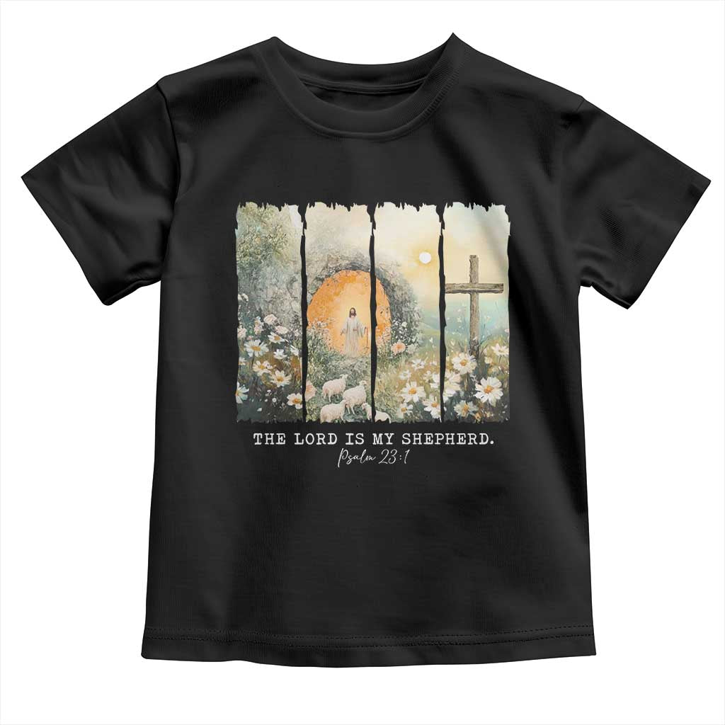 Lord Is My Shepherd Toddler T Shirt Easter Religious Christian Cross Bible Verse