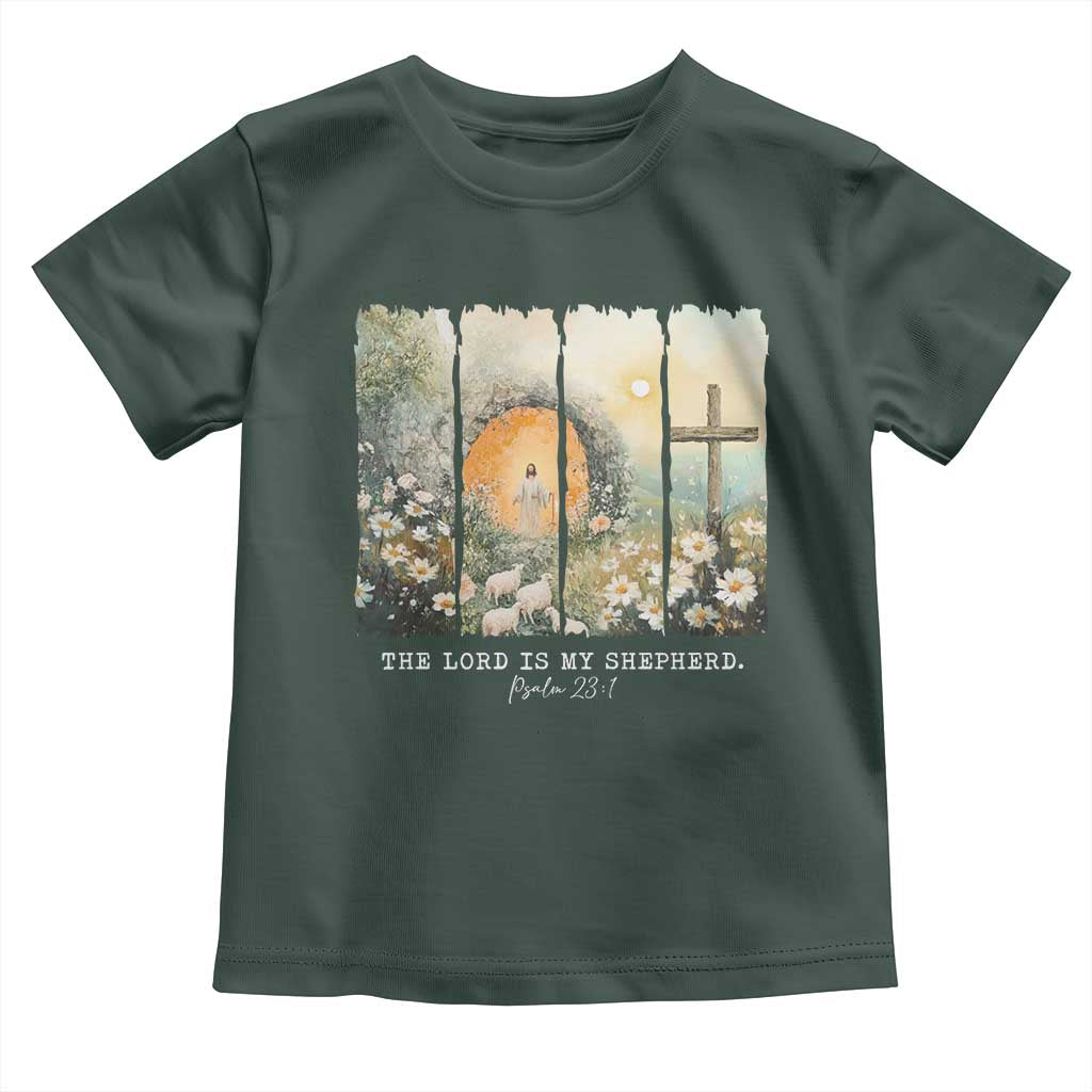 Lord Is My Shepherd Toddler T Shirt Easter Religious Christian Cross Bible Verse