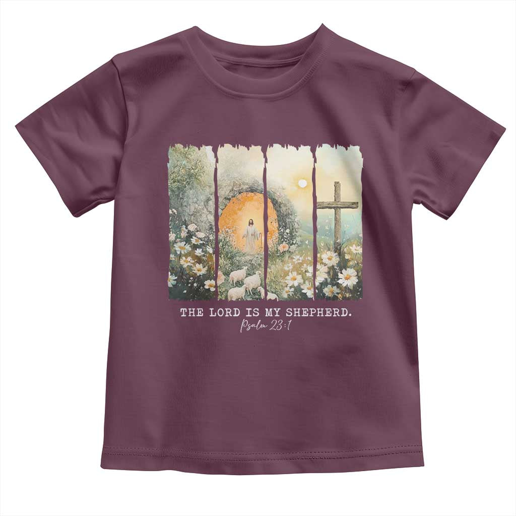 Lord Is My Shepherd Toddler T Shirt Easter Religious Christian Cross Bible Verse
