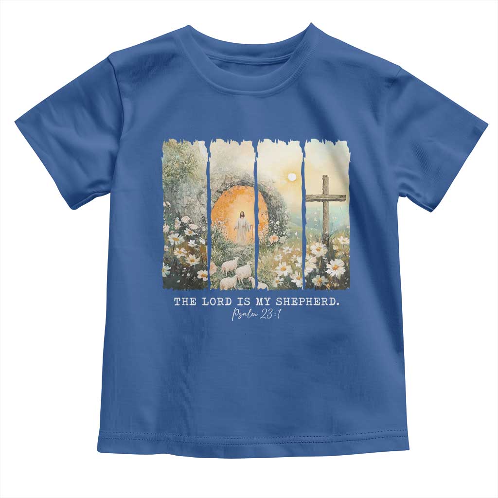 Lord Is My Shepherd Toddler T Shirt Easter Religious Christian Cross Bible Verse