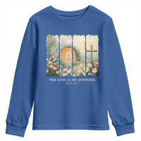 Lord Is My Shepherd Youth Sweatshirt Easter Religious Christian Cross Bible Verse