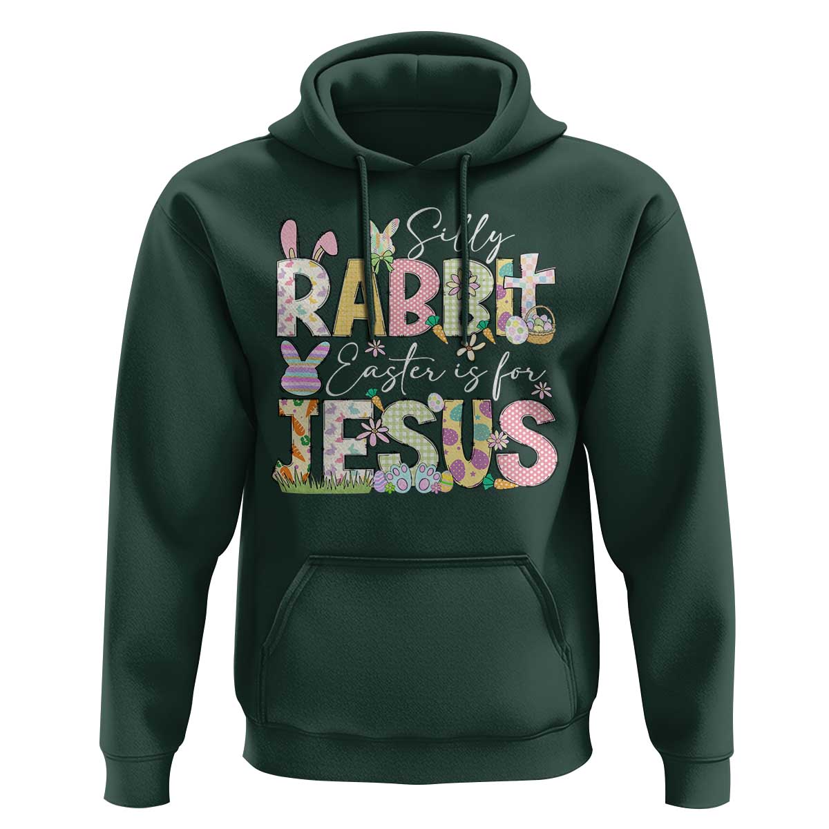 Funny Easter Christian Hoodie Silly Rabbit Easter Is For Jesus