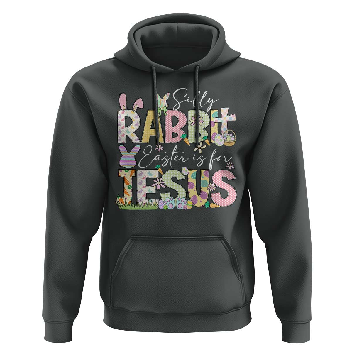 Funny Easter Christian Hoodie Silly Rabbit Easter Is For Jesus