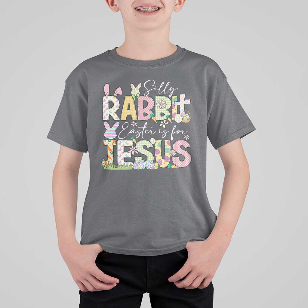 Funny Easter Christian T Shirt For Kid Silly Rabbit Easter Is For Jesus