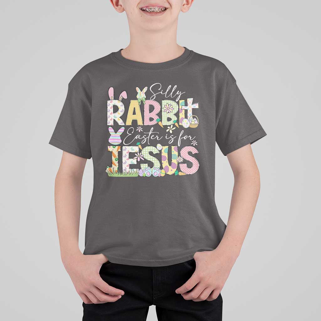 Funny Easter Christian T Shirt For Kid Silly Rabbit Easter Is For Jesus