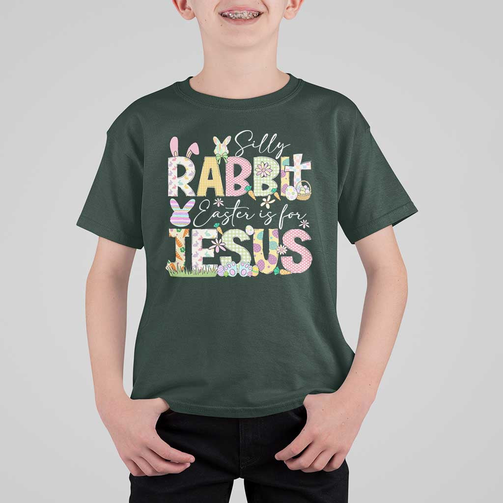 Funny Easter Christian T Shirt For Kid Silly Rabbit Easter Is For Jesus