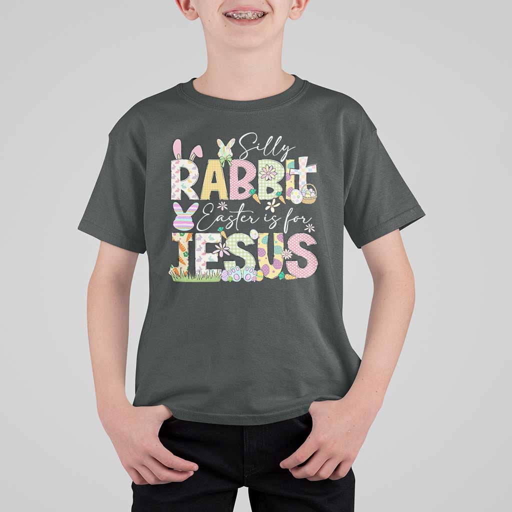 Funny Easter Christian T Shirt For Kid Silly Rabbit Easter Is For Jesus