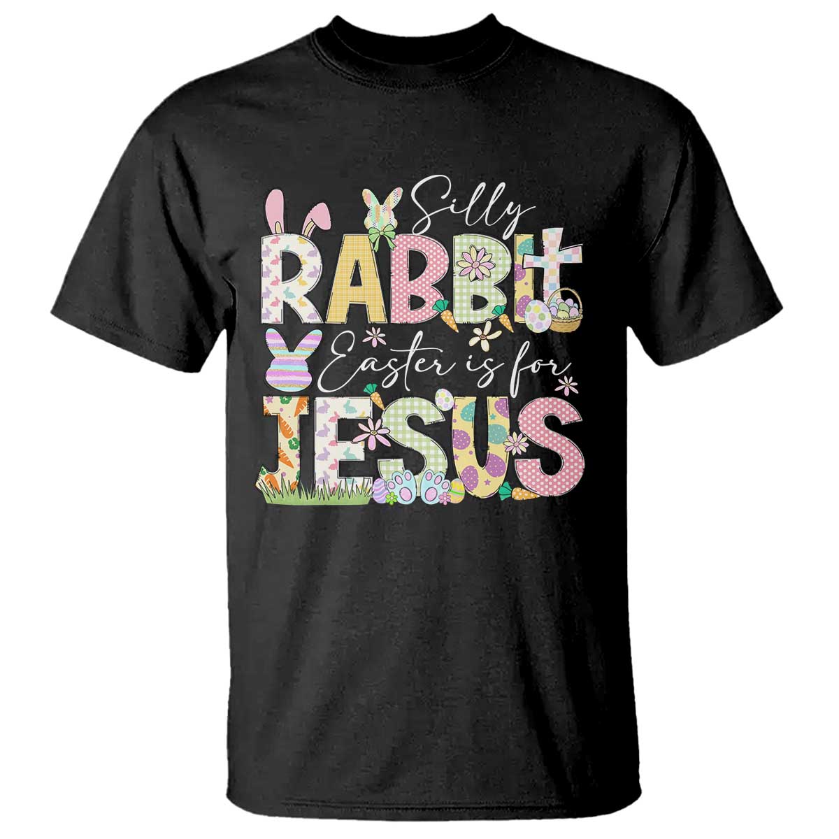 Funny Easter Christian T Shirt Silly Rabbit Easter Is For Jesus