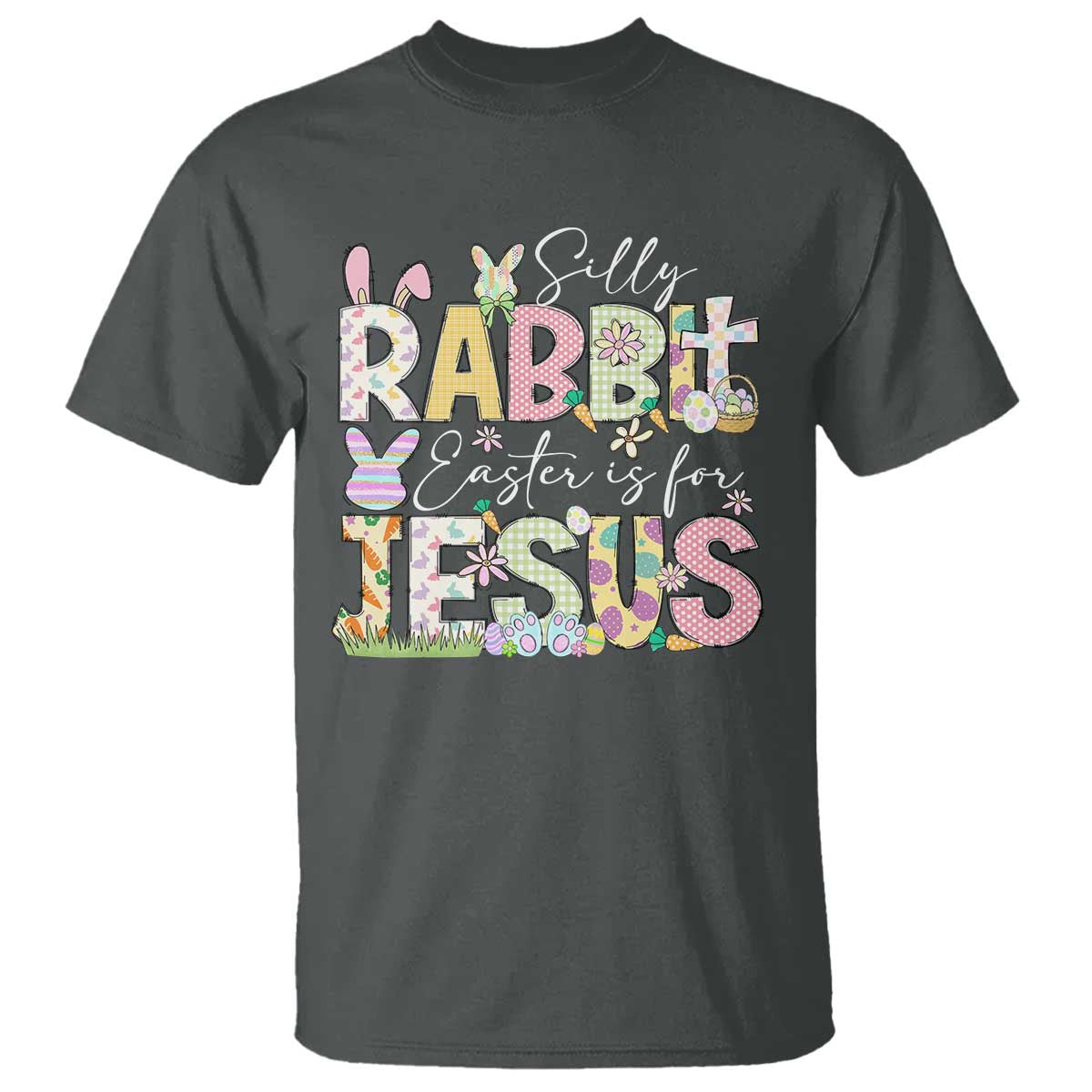 Funny Easter Christian T Shirt Silly Rabbit Easter Is For Jesus