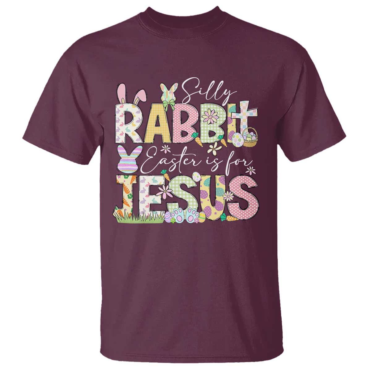 Funny Easter Christian T Shirt Silly Rabbit Easter Is For Jesus