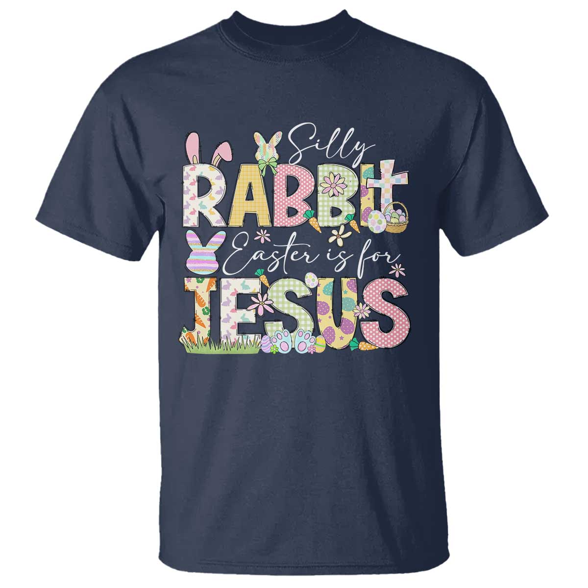 Funny Easter Christian T Shirt Silly Rabbit Easter Is For Jesus
