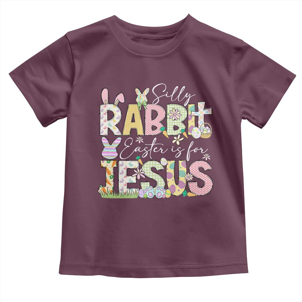Funny Easter Christian Toddler T Shirt Silly Rabbit Easter Is For Jesus