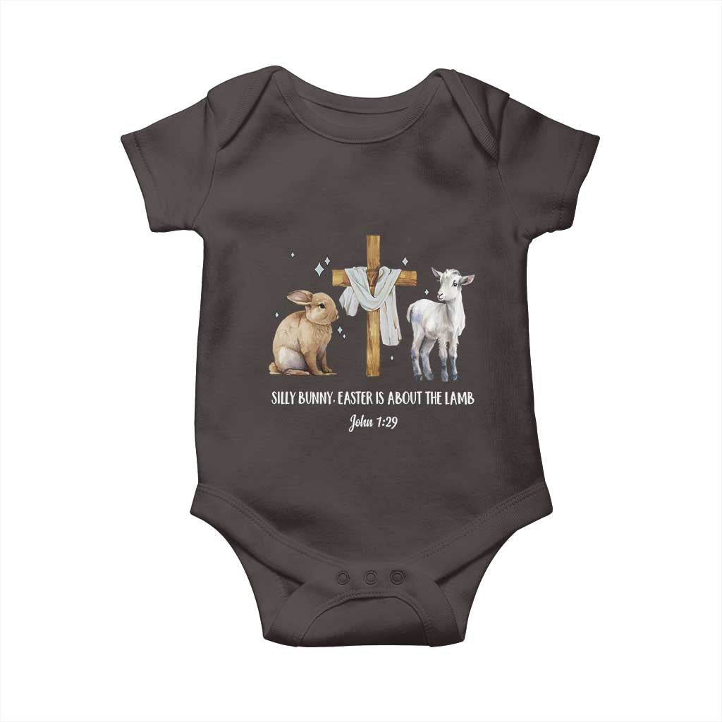 Easter Christian Baby Onesie Silly Rabbit Easter Is About The Lamb John 1:29