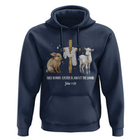 Easter Christian Hoodie Silly Rabbit Easter Is About The Lamb John 1:29