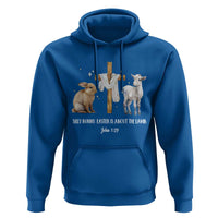 Easter Christian Hoodie Silly Rabbit Easter Is About The Lamb John 1:29
