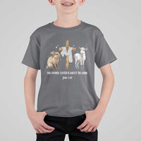 Easter Christian T Shirt For Kid Silly Rabbit Easter Is About The Lamb John 1:29
