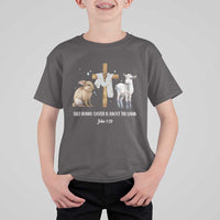 Easter Christian T Shirt For Kid Silly Rabbit Easter Is About The Lamb John 1:29