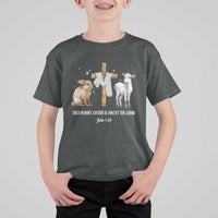 Easter Christian T Shirt For Kid Silly Rabbit Easter Is About The Lamb John 1:29