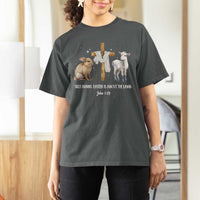 Easter Christian T Shirt For Women Silly Rabbit Easter Is About The Lamb John 1:29
