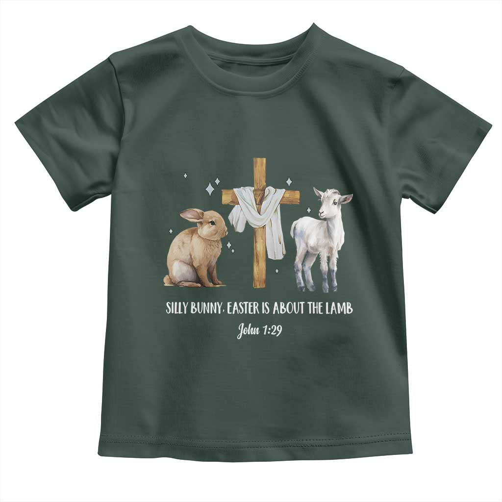 Easter Christian Toddler T Shirt Silly Rabbit Easter Is About The Lamb John 1:29