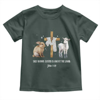 Easter Christian Toddler T Shirt Silly Rabbit Easter Is About The Lamb John 1:29