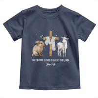 Easter Christian Toddler T Shirt Silly Rabbit Easter Is About The Lamb John 1:29
