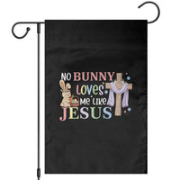 Funny Christian Easter Garden Flag No Bunny Loves Me Like Jesus - Wonder Print Shop
