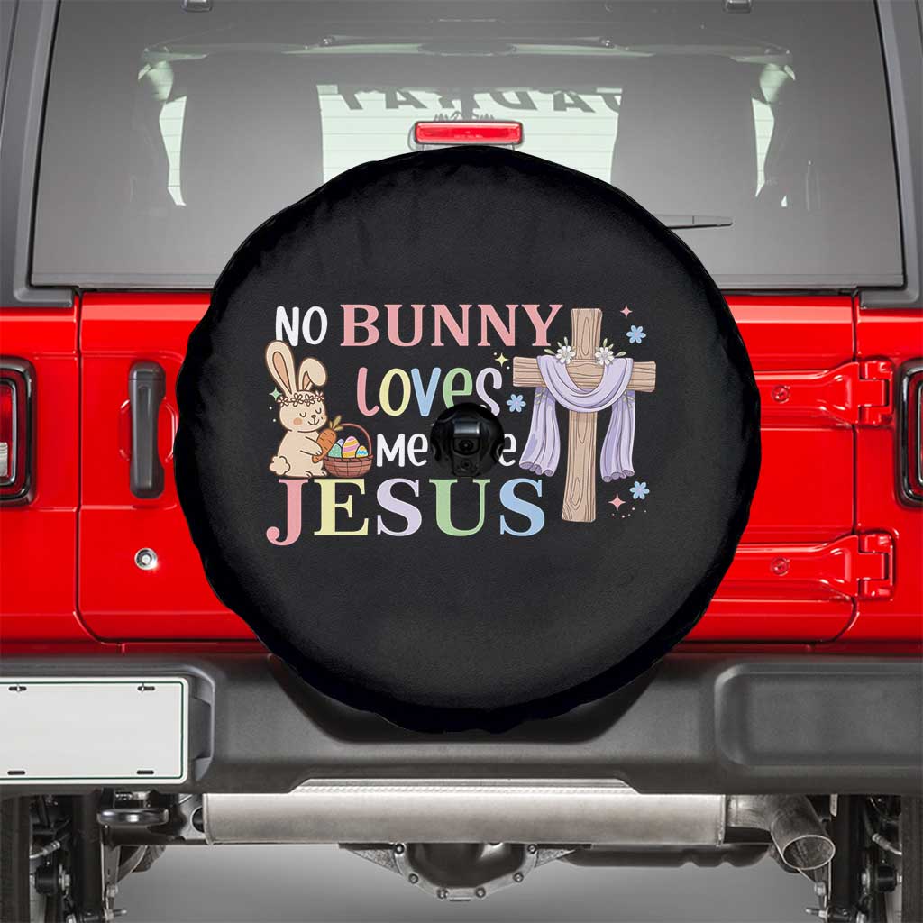 Funny Christian Easter Spare Tire Cover No Bunny Loves Me Like Jesus - Wonder Print Shop