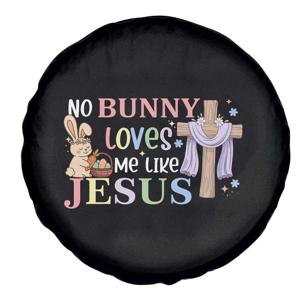Funny Christian Easter Spare Tire Cover No Bunny Loves Me Like Jesus - Wonder Print Shop