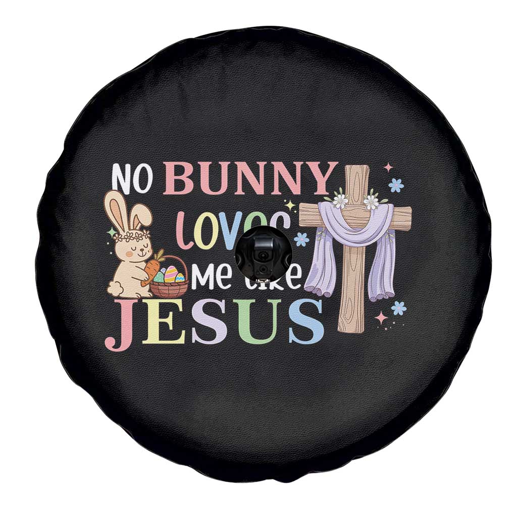 Funny Christian Easter Spare Tire Cover No Bunny Loves Me Like Jesus - Wonder Print Shop