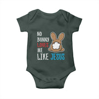 Christian Easter Baby Onesie Easter No Bunny Loves Me Like Jesus