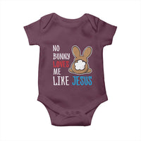 Christian Easter Baby Onesie Easter No Bunny Loves Me Like Jesus