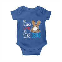 Christian Easter Baby Onesie Easter No Bunny Loves Me Like Jesus
