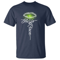 He Is Risen T Shirt Cross Jesus Religious Easter