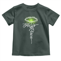 He Is Risen Toddler T Shirt Cross Jesus Religious Easter