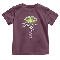 He Is Risen Toddler T Shirt Cross Jesus Religious Easter
