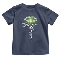 He Is Risen Toddler T Shirt Cross Jesus Religious Easter