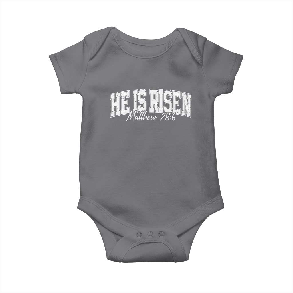He Is Risen Baby Onesie Easter Day Christian Jesus Religious Gift