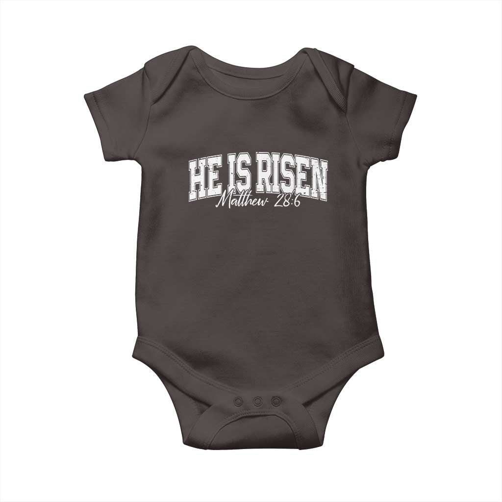 He Is Risen Baby Onesie Easter Day Christian Jesus Religious Gift