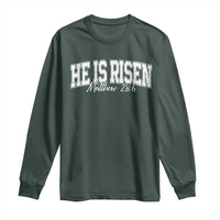 He Is Risen Long Sleeve Shirt Easter Day Christian Jesus Religious Gift
