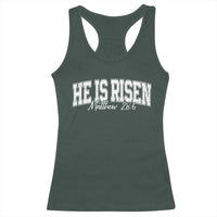 He Is Risen Racerback Tank Top Easter Day Christian Jesus Religious Gift